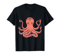 Meditation Octopus Yoga Pose Relaxing Animal T-Shirt - Graphic Print Unisex - T-Shirt, Sweatshirt, Hoodie
