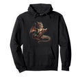 Dragon Reading Book Fantasy Bookworm Hoodie - Streetwear Style Men Women - T-Shirt, Sweatshirt, Hoodie