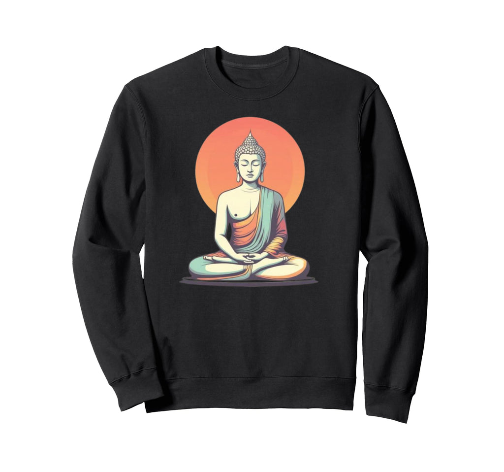 Modern Buddha Meditation Art Calm Zen Sweatshirt - Streetwear Style Unisex - T-Shirt, Sweatshirt, Hoodie