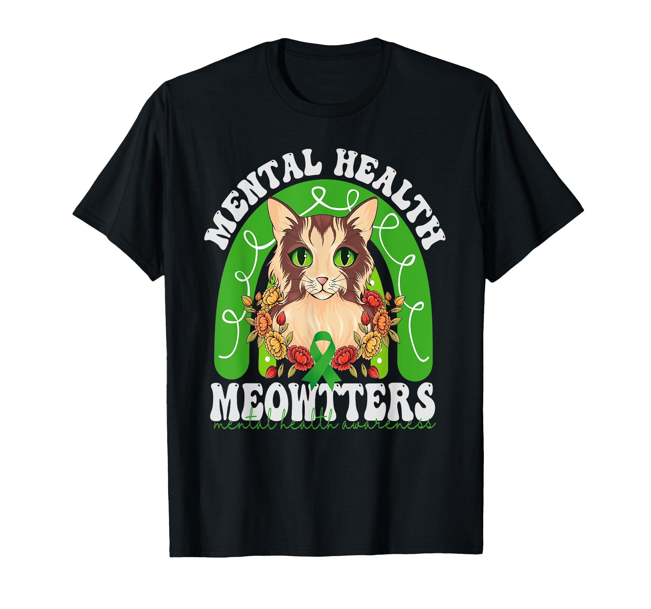 Mental Health Meowtters Cat Lovers T-Shirt - Aesthetic Graphic for Adults - T-Shirt, Sweatshirt, Hoodie