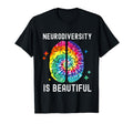 Neurodiversity Is Beautiful Tie T-Shirt - Casual Everyday Wear for Adults - T-Shirt, Sweatshirt, Hoodie