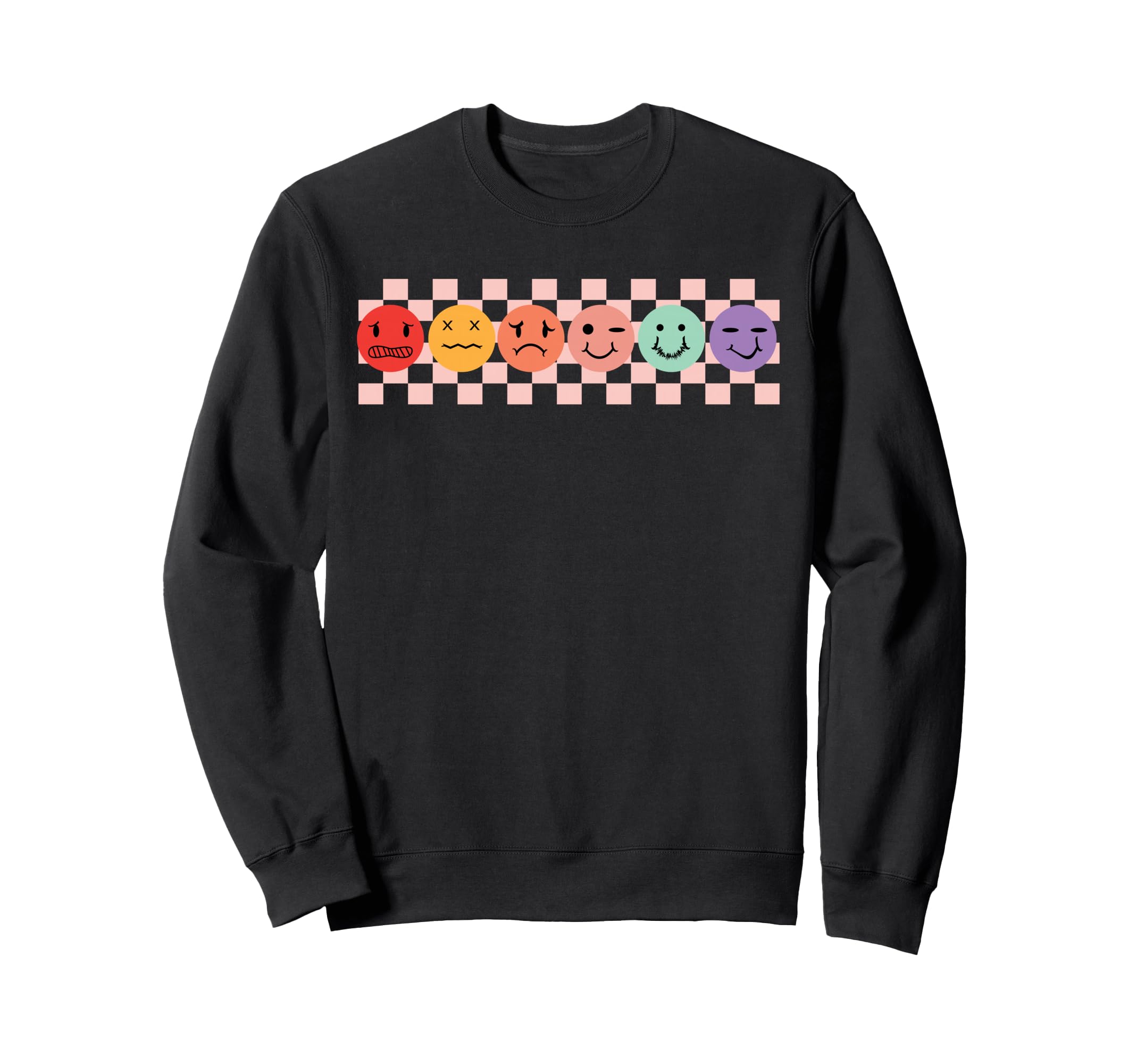 Motivational Health Groovy Feels Its Sweatshirt - Trendy Graphic Men Women - T-Shirt, Sweatshirt, Hoodie