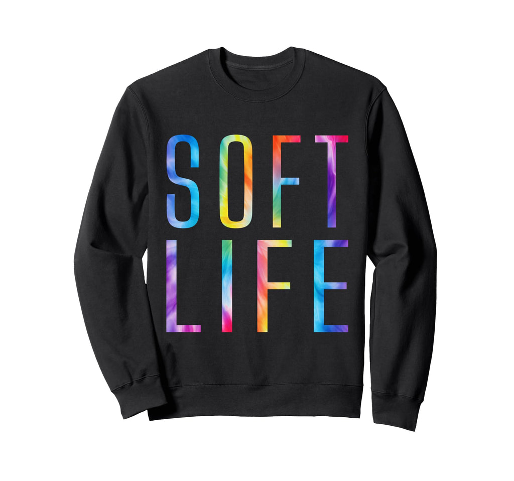 Soft Life Dont Stress Free Sweatshirt - Fun Novelty Design for Adults - T-Shirt, Sweatshirt, Hoodie