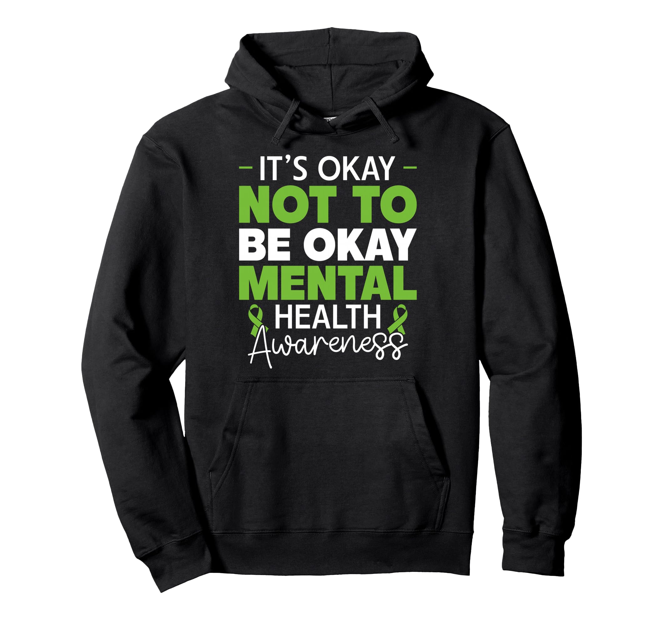 Its Okay Not To Be Okay Mental Health Hoodie - Minimalist Print for Adults - T-Shirt, Sweatshirt, Hoodie