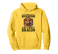 World Full Bookworms Be Book Dragon Hoodie - Fun Novelty Design Men Women - T-Shirt, Sweatshirt, Hoodie