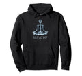 Yoga Skeleton Breathe Buddhism Hoodie - Streetwear Style for Adults - T-Shirt, Sweatshirt, Hoodie