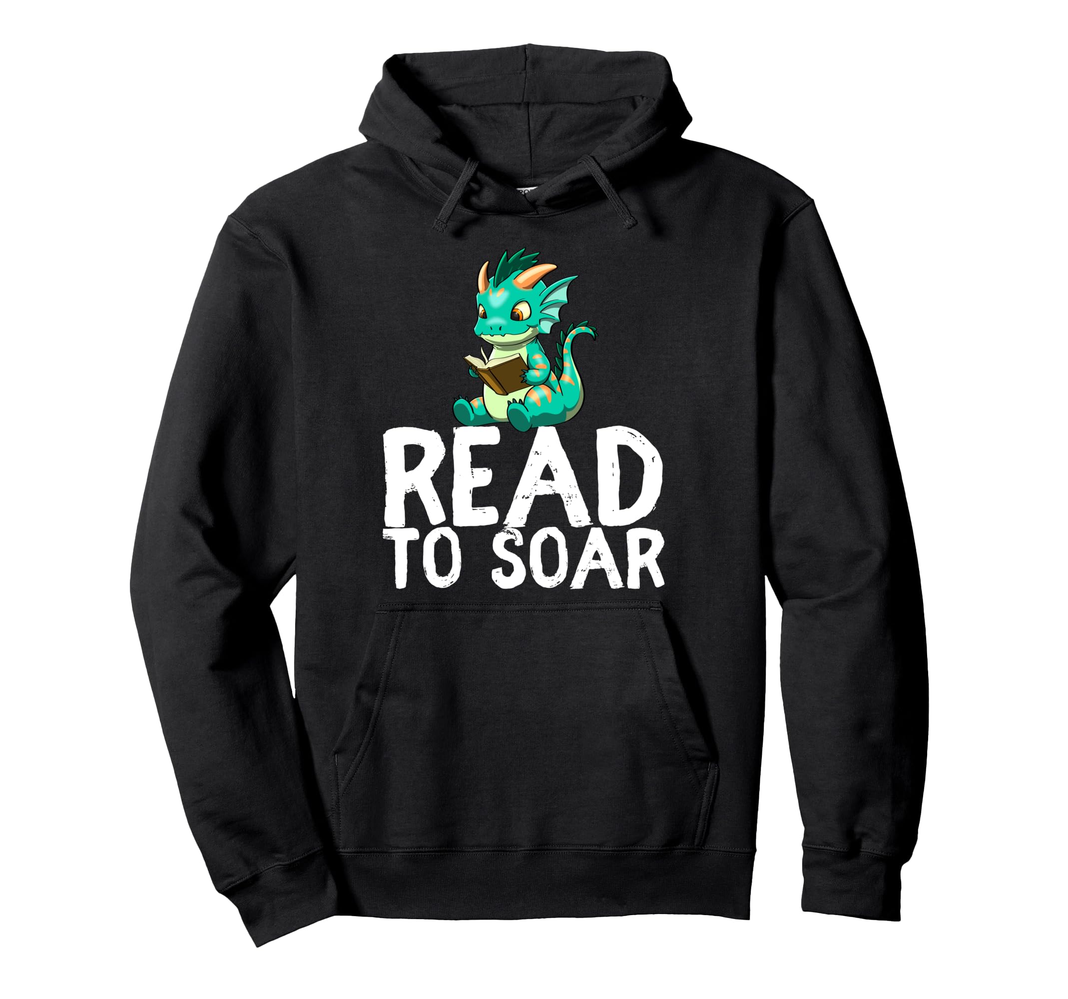 Dragon Reading Book Worm Nerd School Hoodie - Trendy Graphic for Adults - T-Shirt, Sweatshirt, Hoodie