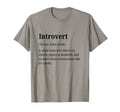 Introvert Definition Funny T-Shirt - Casual Everyday Wear Men Women - T-Shirt, Sweatshirt, Hoodie