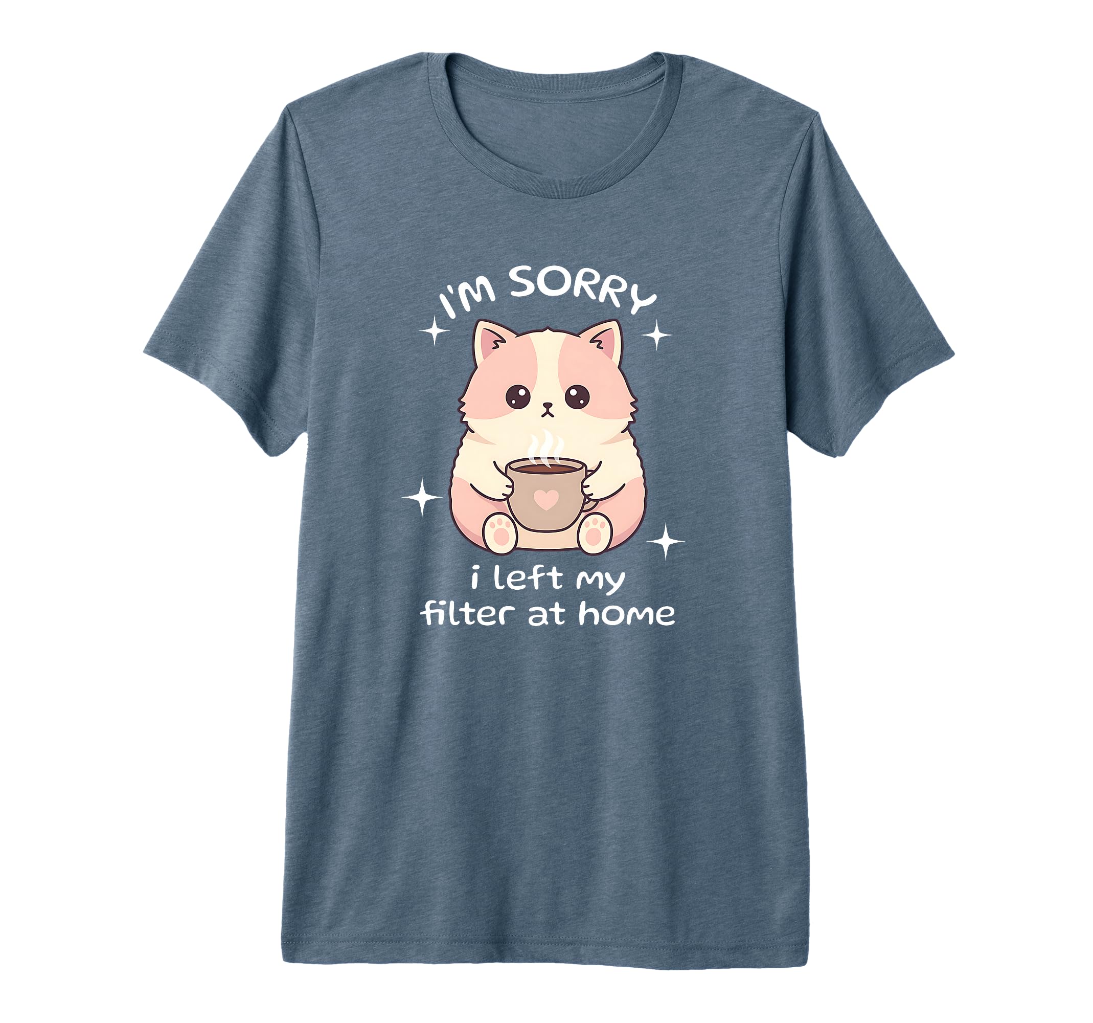 Introvert Coffee Cat Lover Social T-Shirt - Novelty Apparel for Adults - T-Shirt, Sweatshirt, Hoodie