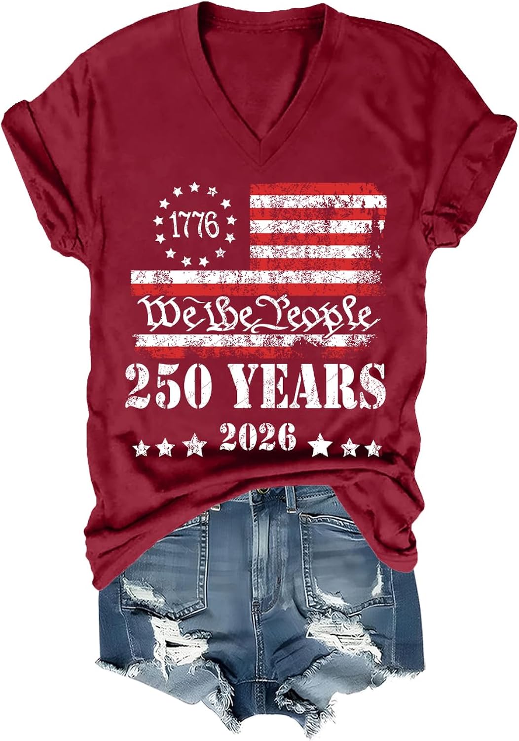 250 Anniversary USA Shirt Vintage America Independence Day We The People 250th Anniversary Shirt Unisex - T-Shirt, Sweatshirt, Hoodie