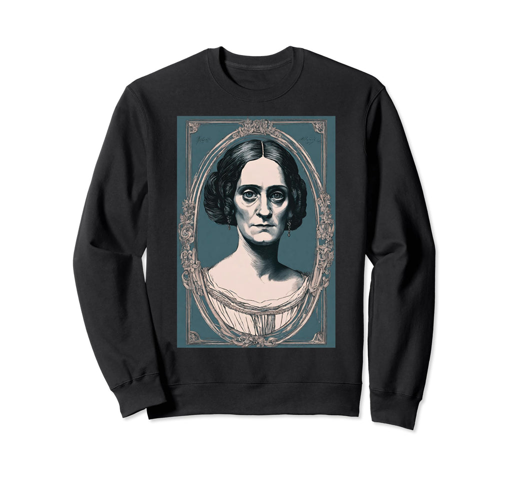 Mary Shelley Portrait Tribute To Sweatshirt - Custom Art Print for Adults - T-Shirt, Sweatshirt, Hoodie
