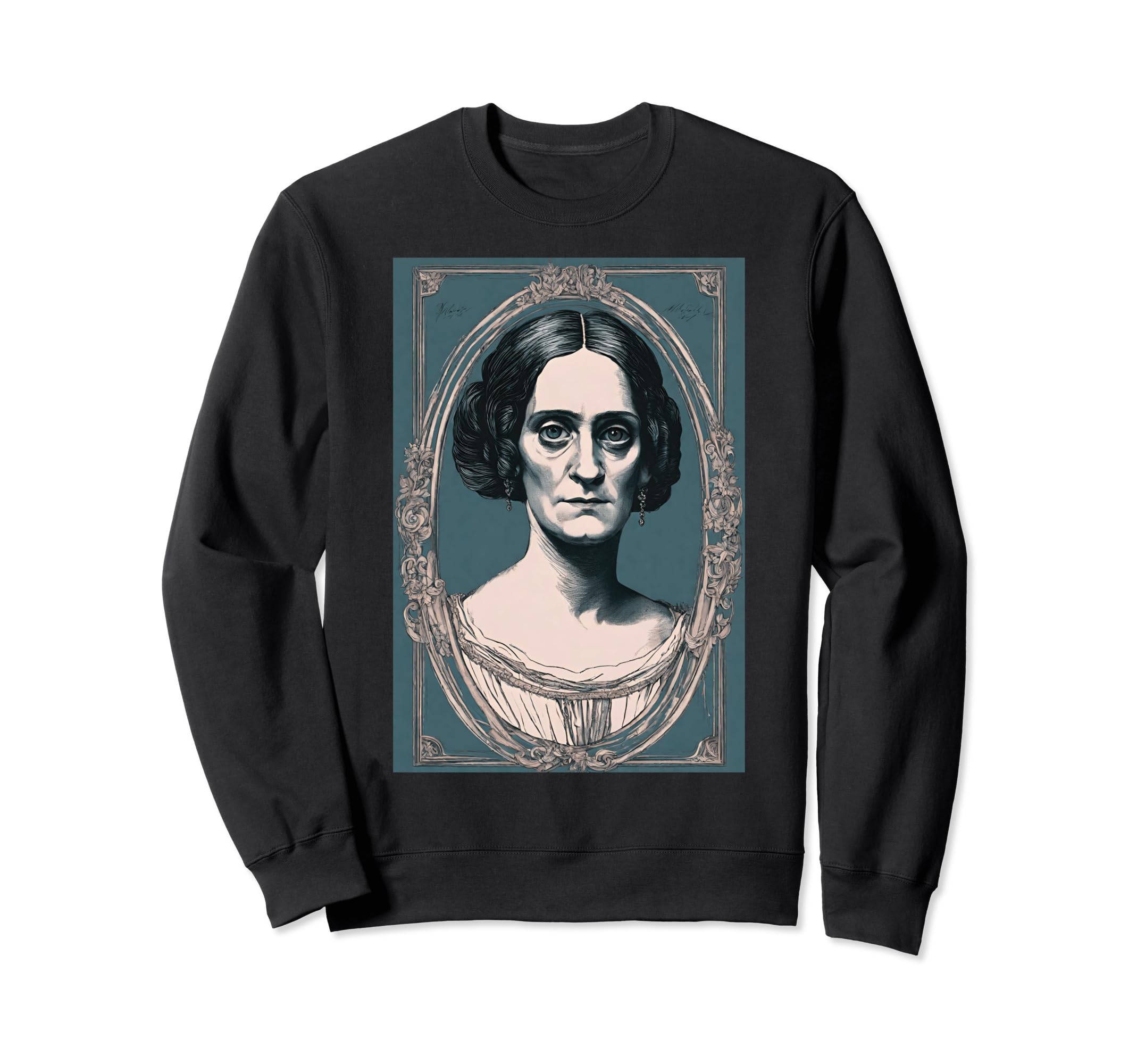 Mary Shelley Portrait Tribute To Sweatshirt - Custom Art Print for Adults - T-Shirt, Sweatshirt, Hoodie