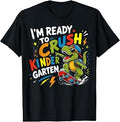 I'm Ready to Crush Kindergarten First Day of Boys Dinosaur T-Shirt Unisex T-shirt, Sweatshirt, Hoodie, Long Sleeve Tee - T-Shirt, Sweatshirt, Hoodie