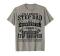 Stepdad Awesome Step Daughter Birthday T-Shirt - Graphic Print Unisex - T-Shirt, Sweatshirt, Hoodie