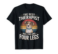 Best Therapist Has Fur And Four Legs T-Shirt - Minimalist Print Unisex - T-Shirt, Sweatshirt, Hoodie