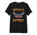 Antisocial Butterfly Tri Blend T-Shirt - Graphic Print for Adults - T-Shirt, Sweatshirt, Hoodie