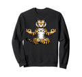Meditation Tiger Yoga Pose Relaxing Sweatshirt - Custom Art Print Unisex - T-Shirt, Sweatshirt, Hoodie