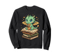 Dragon Bookworm Funny Fantasy Sweatshirt - Streetwear Style Men Women - T-Shirt, Sweatshirt, Hoodie
