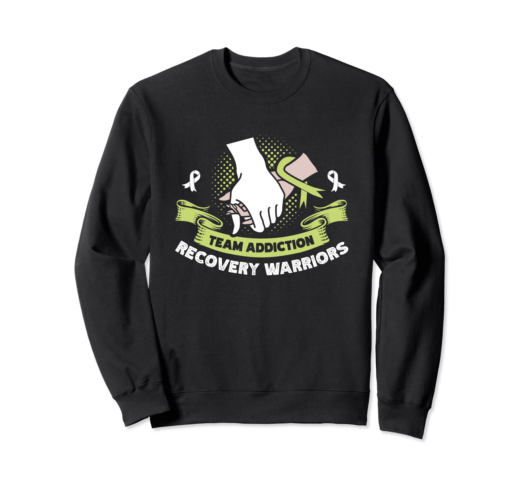 Addiction Recovery Warriors Sweatshirt - Minimalist Print for Adults - T-Shirt, Sweatshirt, Hoodie