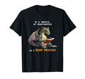 Funny Book Dragon Fantasy Dragon T-Shirt - Aesthetic Graphic for Adults - T-Shirt, Sweatshirt, Hoodie