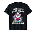 No Probllama Llama Alpaca Book Readers T-Shirt - Trendy Graphic Men Women - T-Shirt, Sweatshirt, Hoodie