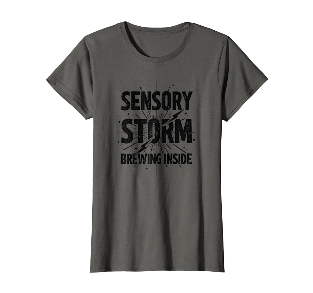 Sensory Storm Brewing Inside T-Shirt - Unique Graphic Men Women - T-Shirt, Sweatshirt, Hoodie