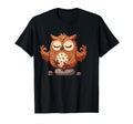 Meditation Owl Yoga Pose Relaxing T-Shirt - Streetwear Style Men Women - T-Shirt, Sweatshirt, Hoodie