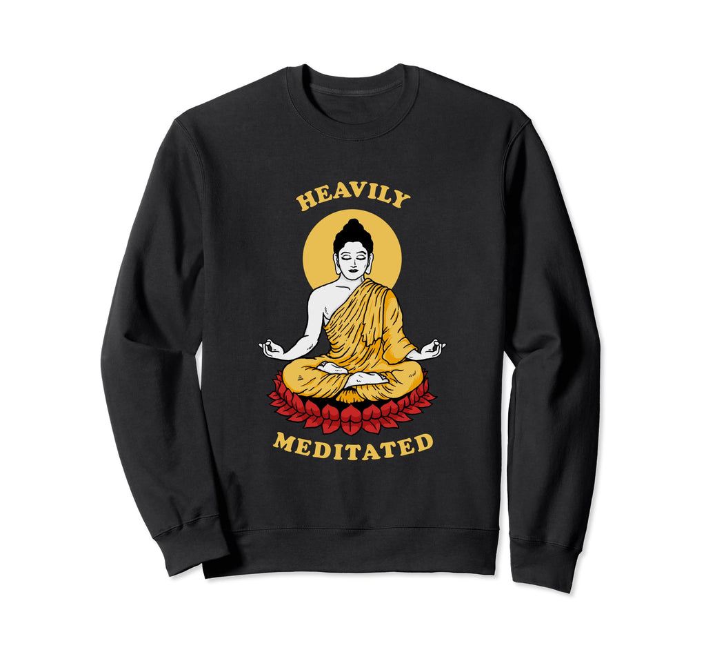Yoga Meditation Buddha Zen Heavily Sweatshirt - Minimalist Print Unisex - T-Shirt, Sweatshirt, Hoodie