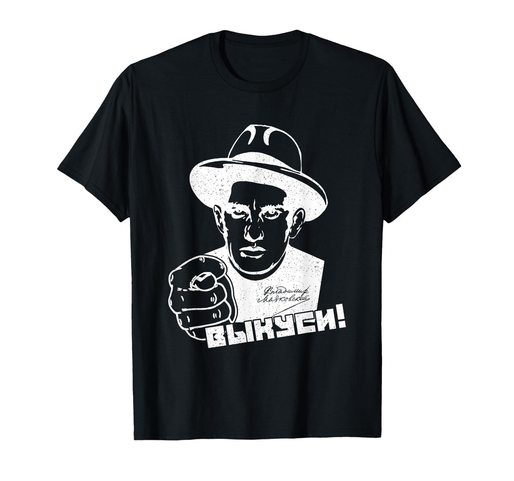 Vladimir Mayakovsky Literature Ussr T-Shirt - Aesthetic Graphic for Adults - T-Shirt, Sweatshirt, Hoodie