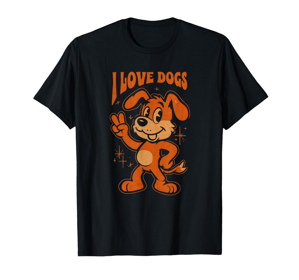 I Love Dogs Dog T-Shirt - Unique Graphic Men Women - T-Shirt, Sweatshirt, Hoodie