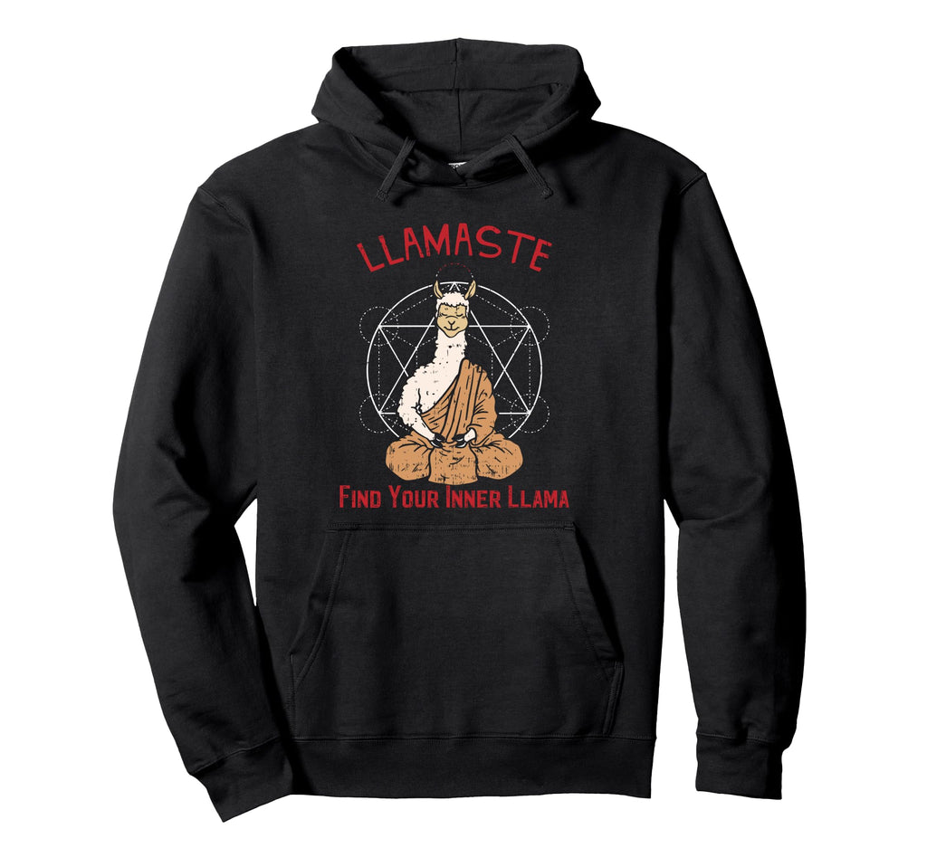 Llamaste Find Your Inner Llama Hoodie - Aesthetic Graphic Men Women - T-Shirt, Sweatshirt, Hoodie