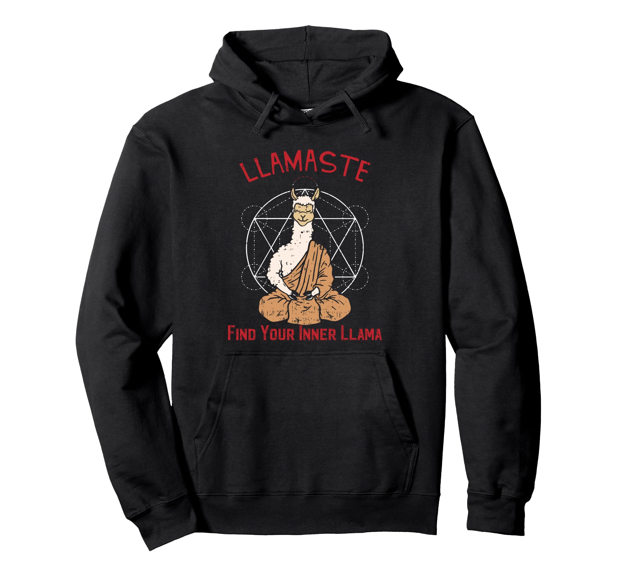Llamaste Find Your Inner Llama Hoodie - Aesthetic Graphic Men Women - T-Shirt, Sweatshirt, Hoodie