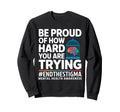 Mental Health Awareness Colorful Sweatshirt - Aesthetic Graphic for Adults - T-Shirt, Sweatshirt, Hoodie
