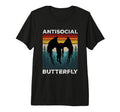 Antisocial Butterfly Cryptid Creature T-Shirt - Aesthetic Graphic Unisex - T-Shirt, Sweatshirt, Hoodie