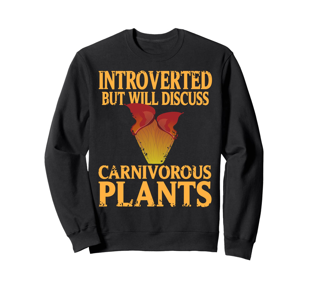 Introverted But Will Discuss Sweatshirt - Fun Novelty Design Men Women - T-Shirt, Sweatshirt, Hoodie