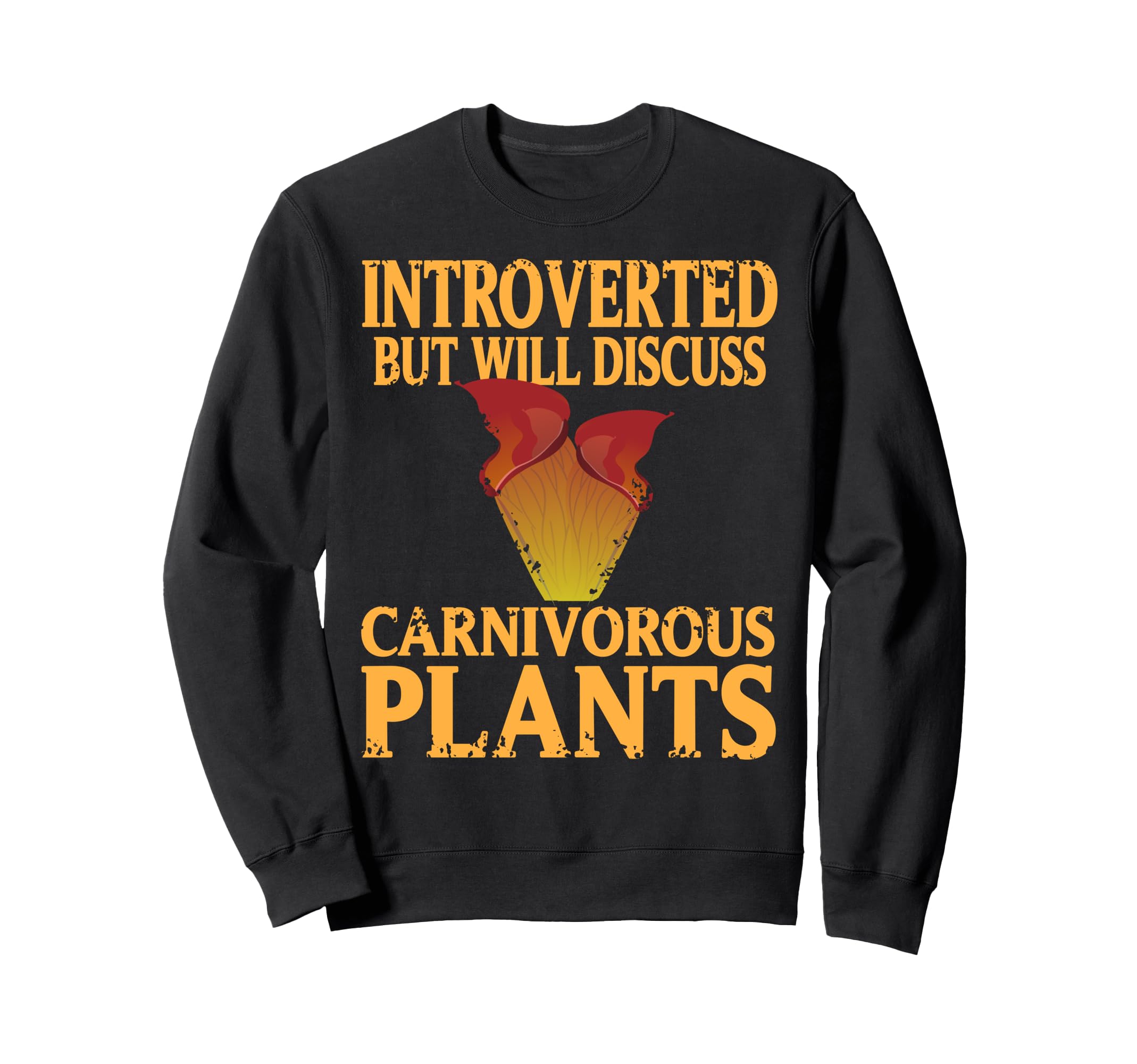 Introverted But Will Discuss Sweatshirt - Fun Novelty Design Men Women - T-Shirt, Sweatshirt, Hoodie