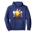Funny Bee Happy Kawaii Buzz Hoodie - Novelty Apparel for Adults - T-Shirt, Sweatshirt, Hoodie