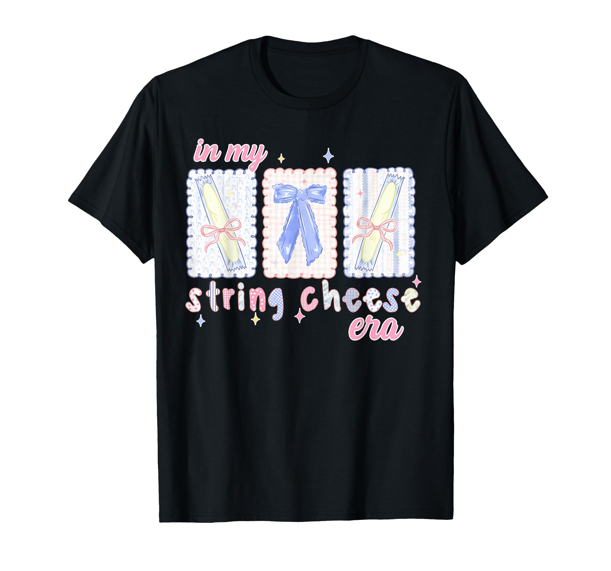 String Cheese Era Overstimulated Mom T-Shirt - Unique Graphic Unisex - T-Shirt, Sweatshirt, Hoodie