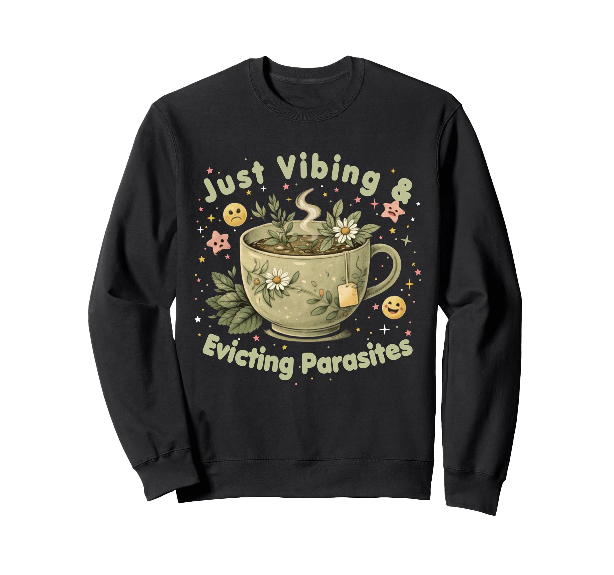 Funny Wellness Vibes Aesthetic Sweatshirt - Aesthetic Graphic for Adults - T-Shirt, Sweatshirt, Hoodie