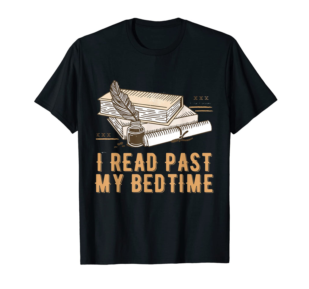 I Read Past My Bedtime Reading Bookworm T-Shirt - Trendy Graphic Men Women - T-Shirt, Sweatshirt, Hoodie