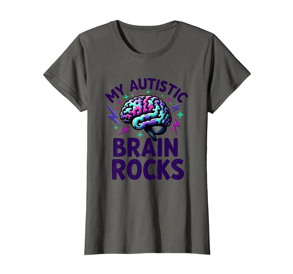My Autistic Brain Rocks Neurodiversity T-Shirt - Streetwear Style Unisex - T-Shirt, Sweatshirt, Hoodie