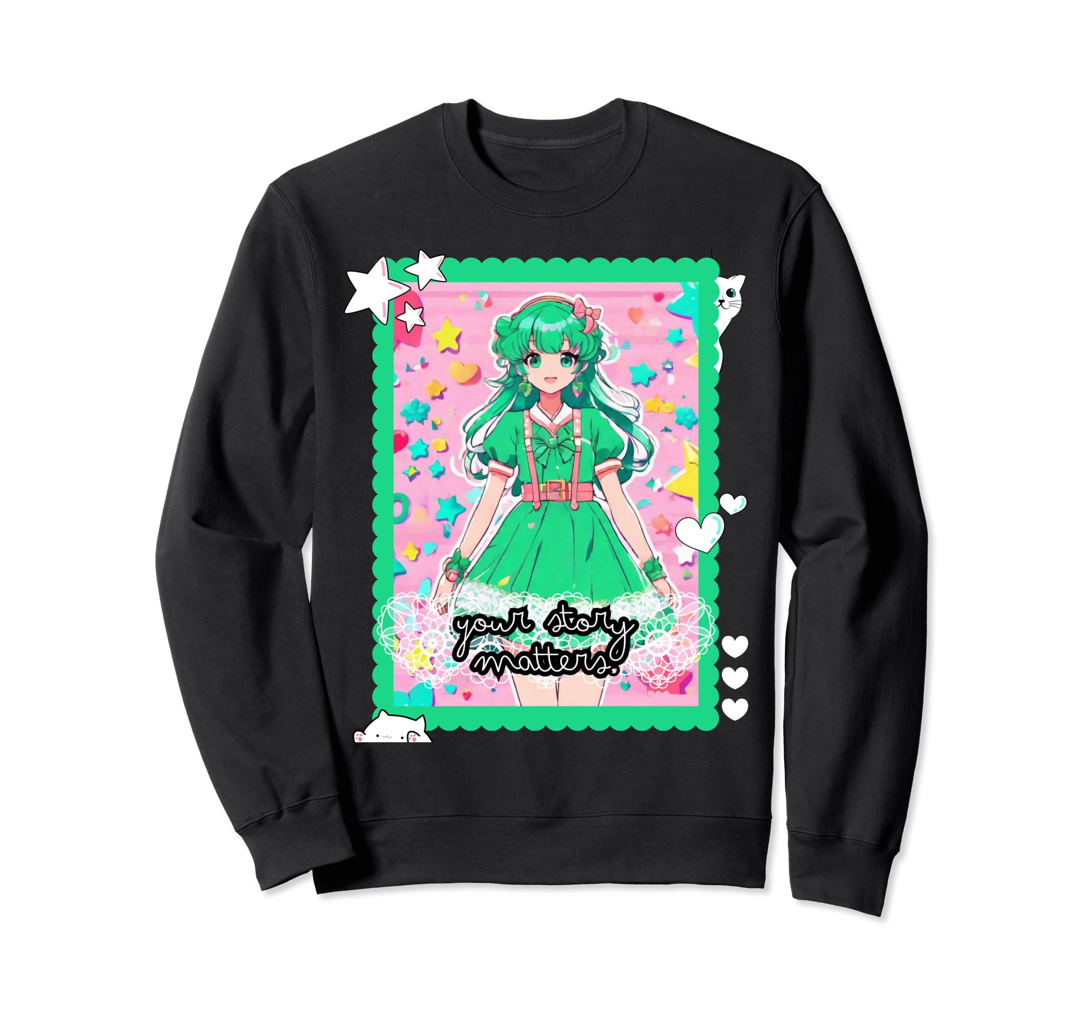 Embrace Your Inner Pastel Goth Sweatshirt - Unique Graphic Men Women - T-Shirt, Sweatshirt, Hoodie