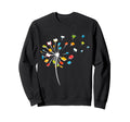 Book Dandelion Reading Lover Sweatshirt - Fun Novelty Design Men Women - T-Shirt, Sweatshirt, Hoodie