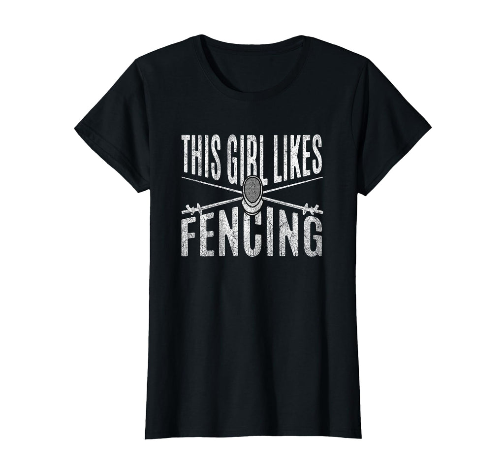 Likes Fencing Sports Fencer T-Shirt - Trendy Graphic Unisex - T-Shirt, Sweatshirt, Hoodie
