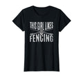 Likes Fencing Sports Fencer T-Shirt - Trendy Graphic Unisex - T-Shirt, Sweatshirt, Hoodie