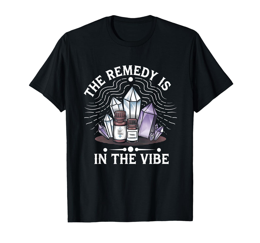 Healing Vibes Gemstone Energy T-Shirt - Fun Novelty Design Men Women - T-Shirt, Sweatshirt, Hoodie
