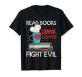 Funny Reading Read Books Coffee T-Shirt - Minimalist Print for Adults - T-Shirt, Sweatshirt, Hoodie