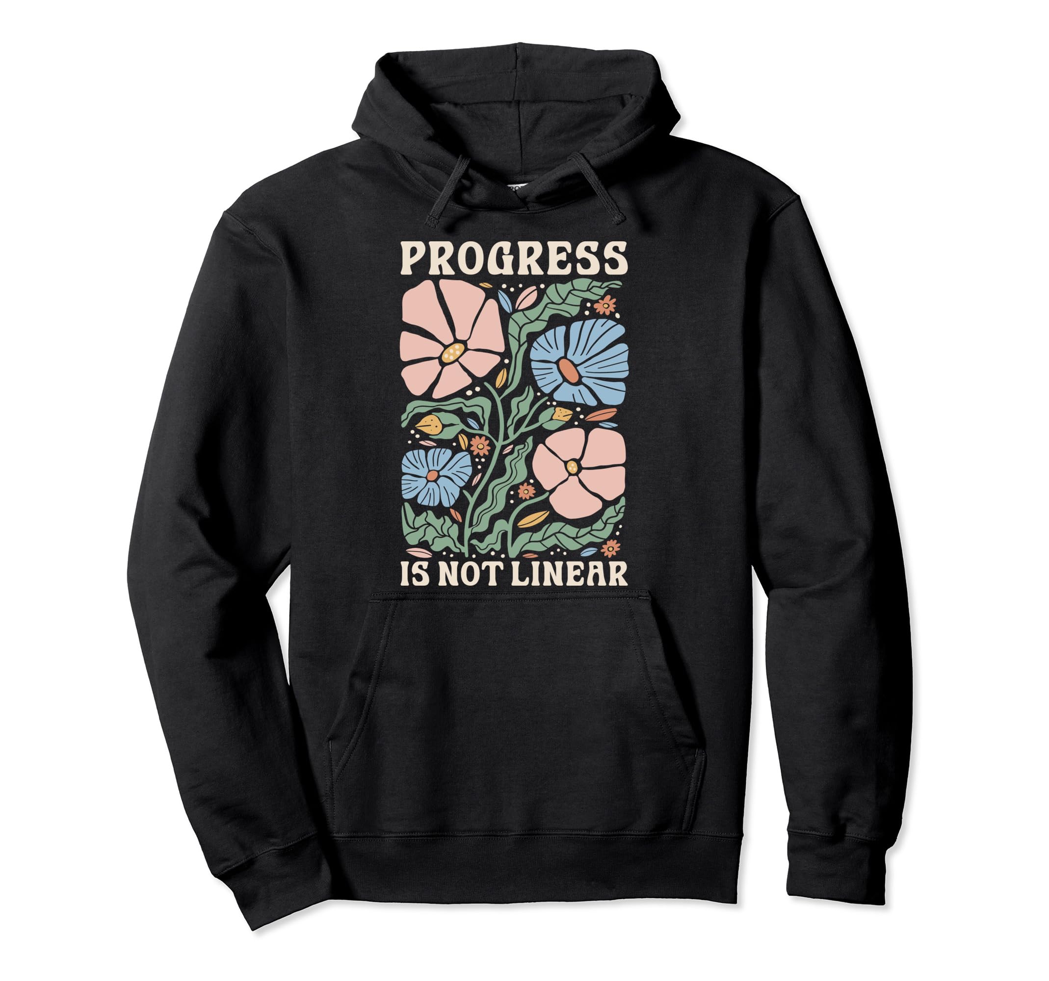 Progress Is Not Linear Sped Teacher Hoodie - Novelty Apparel for Adults - T-Shirt, Sweatshirt, Hoodie