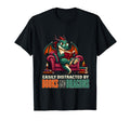 Easily Distracted Books Dragons Funny T-Shirt - Trendy Graphic Unisex - T-Shirt, Sweatshirt, Hoodie