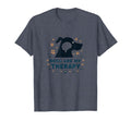 Dogs Are My Therapy Pet Lover Paw T-Shirt - Custom Art Print Men Women - T-Shirt, Sweatshirt, Hoodie
